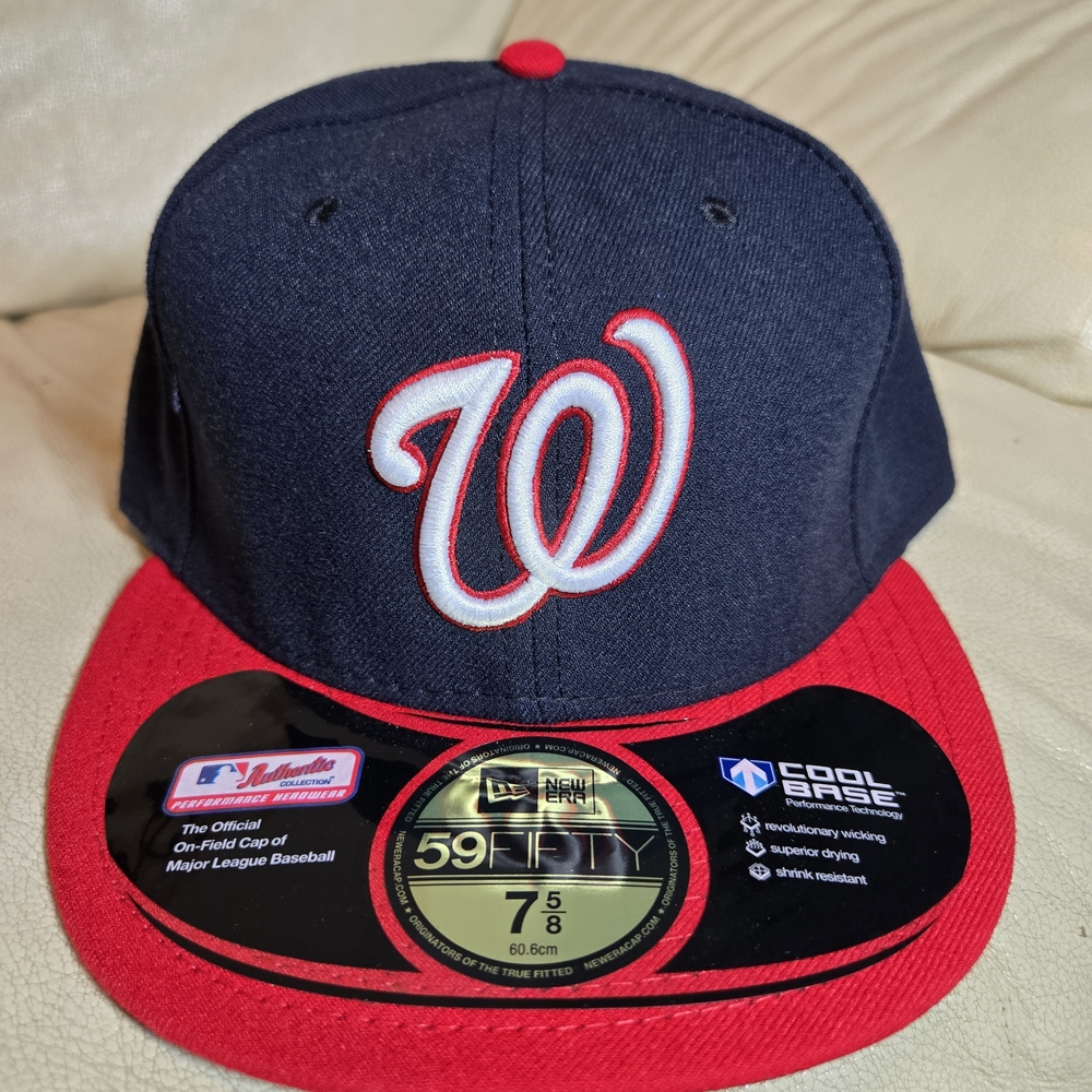 Washington Nationals Hat Cap NewEra 59Fifty MLB Official OnField Fitted ALL SIZE